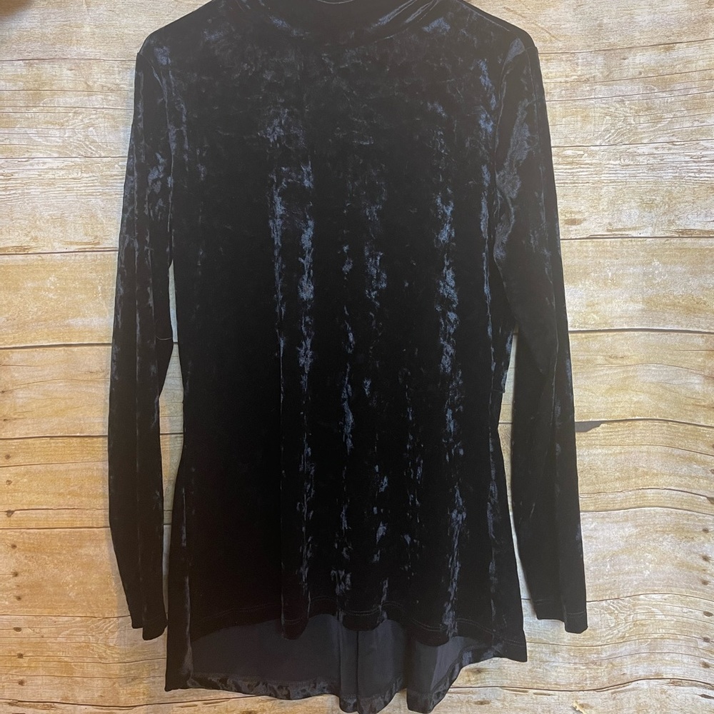 Isaac Mizrahi live velour tunic 🛍